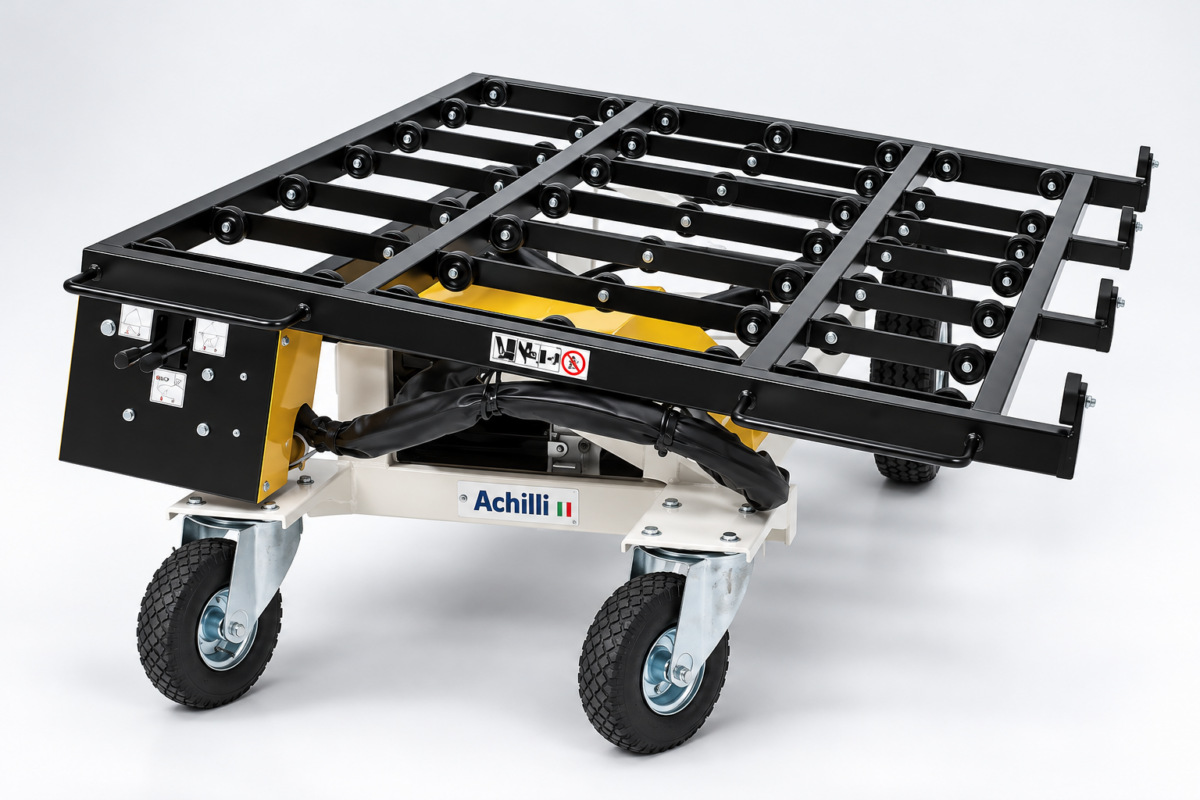 Achilli material handling slab cart